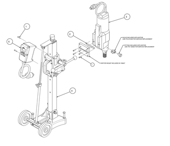 Section 04 Diagram and Parts List for 158425  MK Diamond Drill